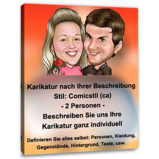 Bild von   karikatur vom foto eigene bejpg | Individuelle 🎁 persönliche 🎁 personalisierte Geschenke bedruckt ▪ bestickt ▪ graviert