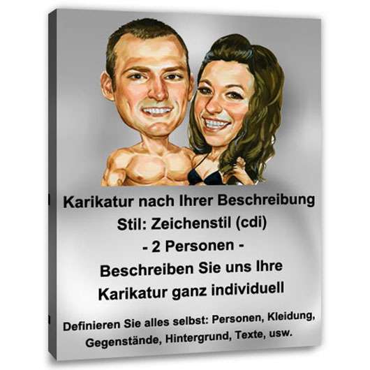 Bild von   karikatur vom foto eigene bejpg | Individuelle 🎁 persönliche 🎁 personalisierte Geschenke bedruckt ▪ bestickt ▪ graviert