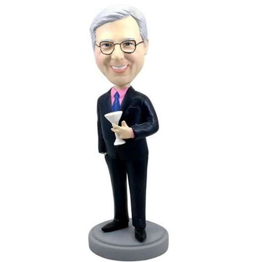 3D-Comicfigur vom Foto - Business Prosecco (QM-3145)