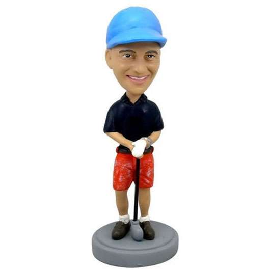3D-Comicfigur vom Foto - Golfen (QM-3151)