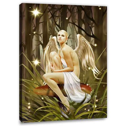 Bild von   fantasie portrait edles elfejpg | Individuelle 🎁 persönliche 🎁 personalisierte Geschenke bedruckt ▪ bestickt ▪ graviert