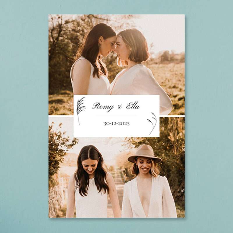 Foto auf Aluplatte 50 x 75 cm