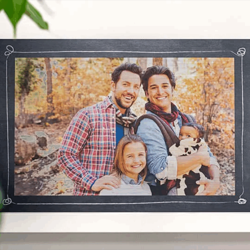 Bild von   foto auf aluplatte gebuerstetpng | Individuelle 🎁 persönliche 🎁 personalisierte Geschenke bedruckt ▪ bestickt ▪ graviert