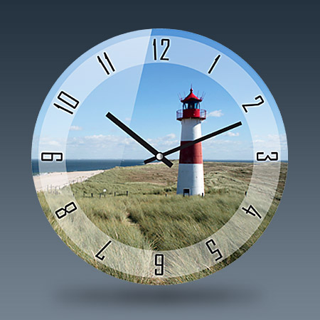 Bild von   wanduhr mit fotojpg | Individuelle 🎁 persönliche 🎁 personalisierte Geschenke bedruckt ▪ bestickt ▪ graviert