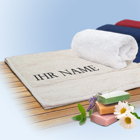 Bild von   handtuch bestickenjpg | Individuelle 🎁 persönliche 🎁 personalisierte Geschenke bedruckt ▪ bestickt ▪ graviert