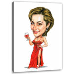 Bild von   erstellung karikatur elegant ijpg | Individuelle 🎁 persönliche 🎁 personalisierte Geschenke bedruckt ▪ bestickt ▪ graviert