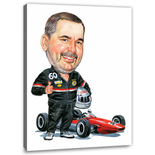 Bild von   erstellung karikatur renner cjpg | Individuelle 🎁 persönliche 🎁 personalisierte Geschenke bedruckt ▪ bestickt ▪ graviert