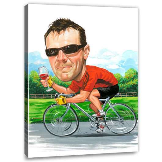 Bild von   erstellung karikatur sportlichjpg | Individuelle 🎁 persönliche 🎁 personalisierte Geschenke bedruckt ▪ bestickt ▪ graviert