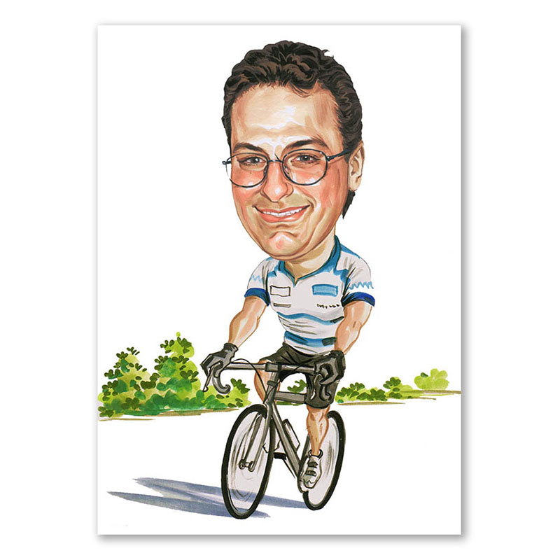 Bild von   erstellung karikatur sportlichjpg | Individuelle 🎁 persönliche 🎁 personalisierte Geschenke bedruckt ▪ bestickt ▪ graviert