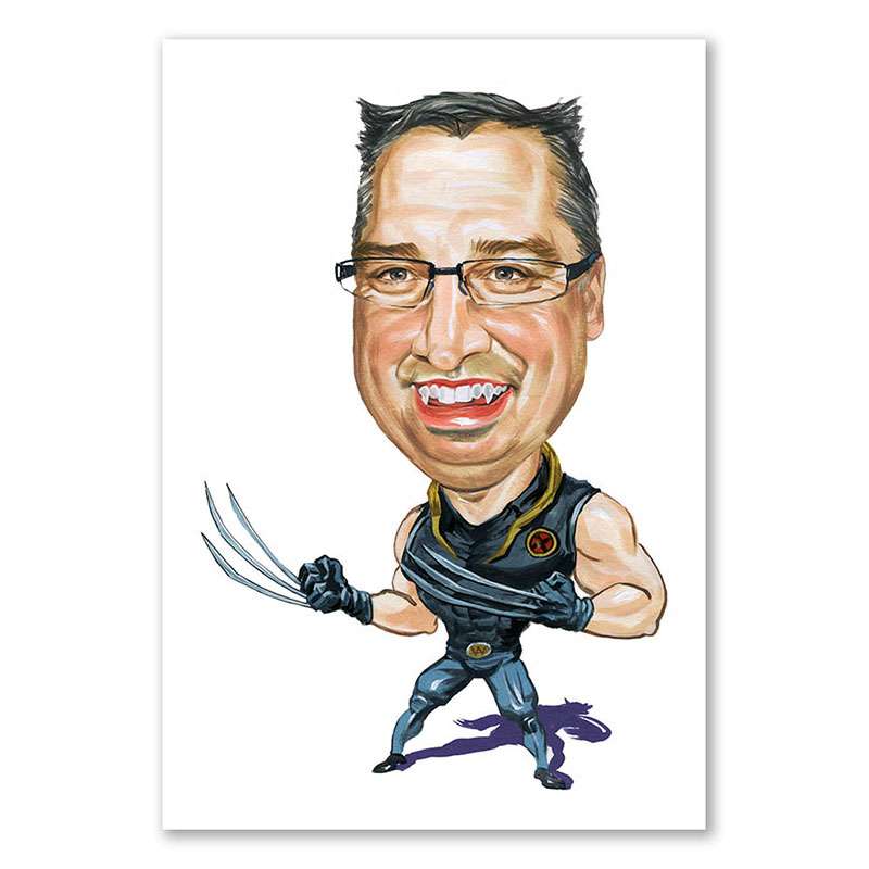 Bild von   erstellung karikatur mann mitjpg | Individuelle 🎁 persönliche 🎁 personalisierte Geschenke bedruckt ▪ bestickt ▪ graviert