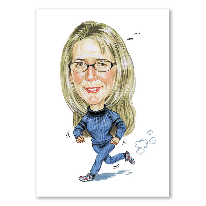 Bild von   erstellung karikatur frau in bjpg | Individuelle 🎁 persönliche 🎁 personalisierte Geschenke bedruckt ▪ bestickt ▪ graviert