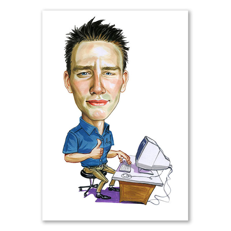 Bild von   erstellung karikatur mann am pjpg | Individuelle 🎁 persönliche 🎁 personalisierte Geschenke bedruckt ▪ bestickt ▪ graviert