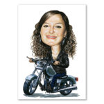 Bild von   erstellung karikatur lady aufjpg | Individuelle 🎁 persönliche 🎁 personalisierte Geschenke bedruckt ▪ bestickt ▪ graviert