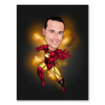 Bild von   erstellung karikatur supermanjpg | Individuelle 🎁 persönliche 🎁 personalisierte Geschenke bedruckt ▪ bestickt ▪ graviert