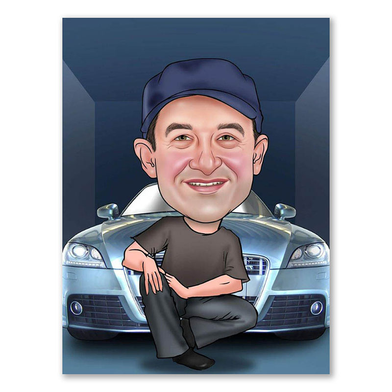 Bild von   erstellung karikatur stolz aufjpg | Individuelle 🎁 persönliche 🎁 personalisierte Geschenke bedruckt ▪ bestickt ▪ graviert