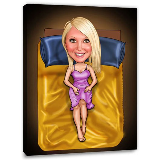 Bild von   erstellung karikatur seiden bejpg | Individuelle 🎁 persönliche 🎁 personalisierte Geschenke bedruckt ▪ bestickt ▪ graviert
