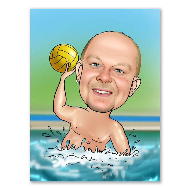 Bild von   erstellung karikatur sportlichjpg | Individuelle 🎁 persönliche 🎁 personalisierte Geschenke bedruckt ▪ bestickt ▪ graviert