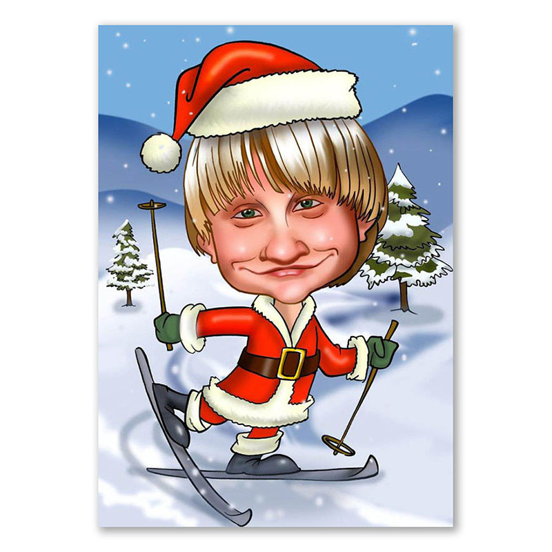 Bild von   erstellung karikatur nikolausjpg | Individuelle 🎁 persönliche 🎁 personalisierte Geschenke bedruckt ▪ bestickt ▪ graviert
