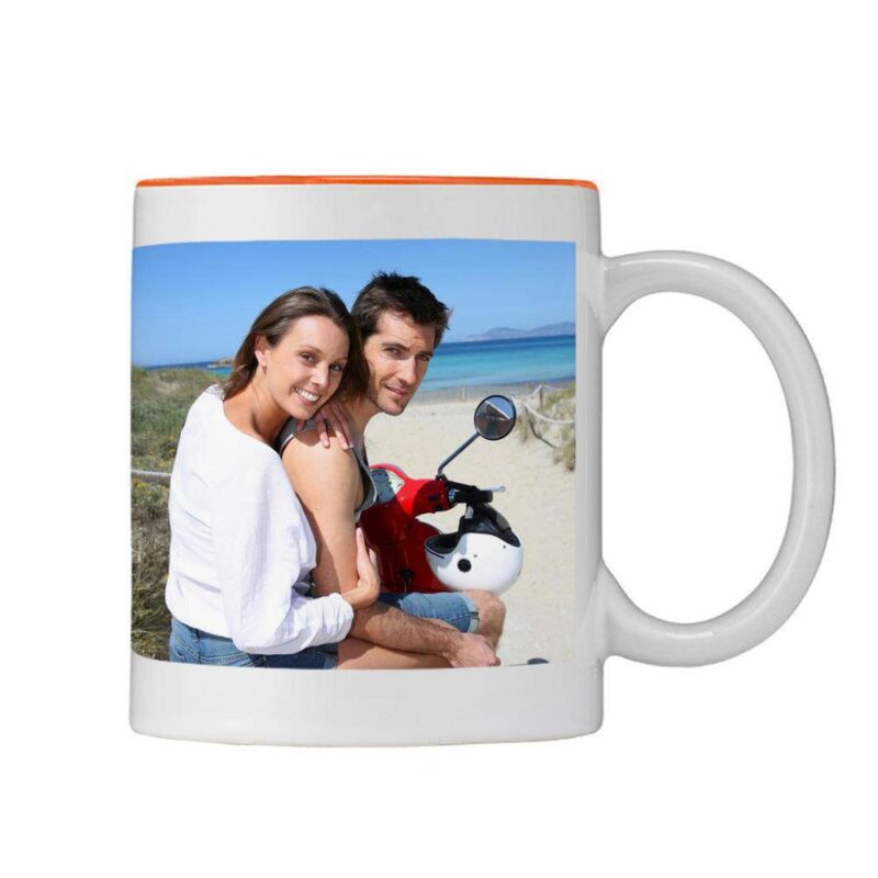 Bild von   tasse innen farbig mit eigenemjpg | Individuelle 🎁 persönliche 🎁 personalisierte Geschenke bedruckt ▪ bestickt ▪ graviert