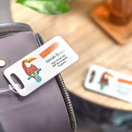 Kofferanhänger Querformat (2er Set)